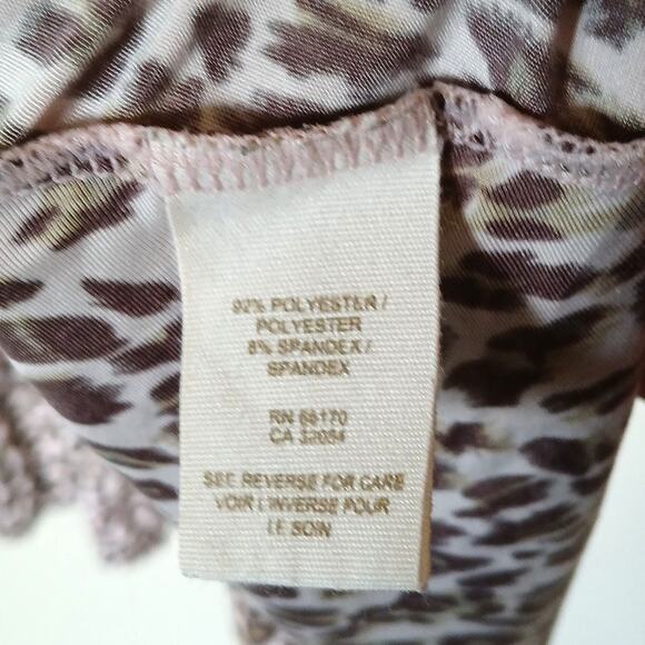 Free People Leopard Print Pink Tank Dress - Picture 5 of 6